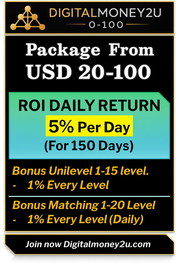 Pakej investment3 digitalmoney2u